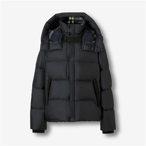 burberry hooded toggle coat|Burberry bubble coat men.